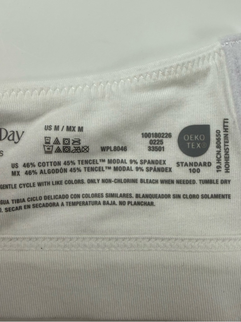 State of Day Bra Bralette Womens Medium White Cotton Blend NWOT NEW - Picture 4 of 6